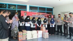 Wakapolresta Mojokerto: Sebagai Bentuk Syukur, Anggota Baksos ke Yayasan Yatim Piatu