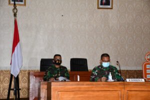 Danrem 082/CPYJ Ikuti Rakor Vaksin Covid-19