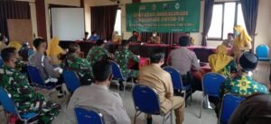 Koramil 0815/10 Bangsal Bersama Forpimka Gelar Sosialisasi Vaksinasi Covid-19