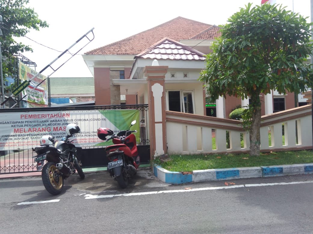 PN Jombang lockdwn, Puluhan Pegawainya Positif Covid-19.