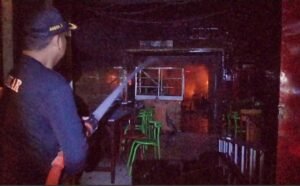 Rumah Katering Dekat Pasar Tanjung Anyar Kebakaran