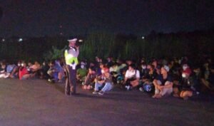 Balap Liar Digagalkan Satlantas Polres Kediri