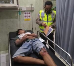 Gegar Otak Usai Tabrakan Beruntun di Jombang