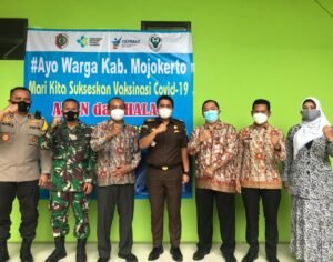 Prioritaskan Nakes, Vaksinasi Serentak Kabupaten Mojokerto