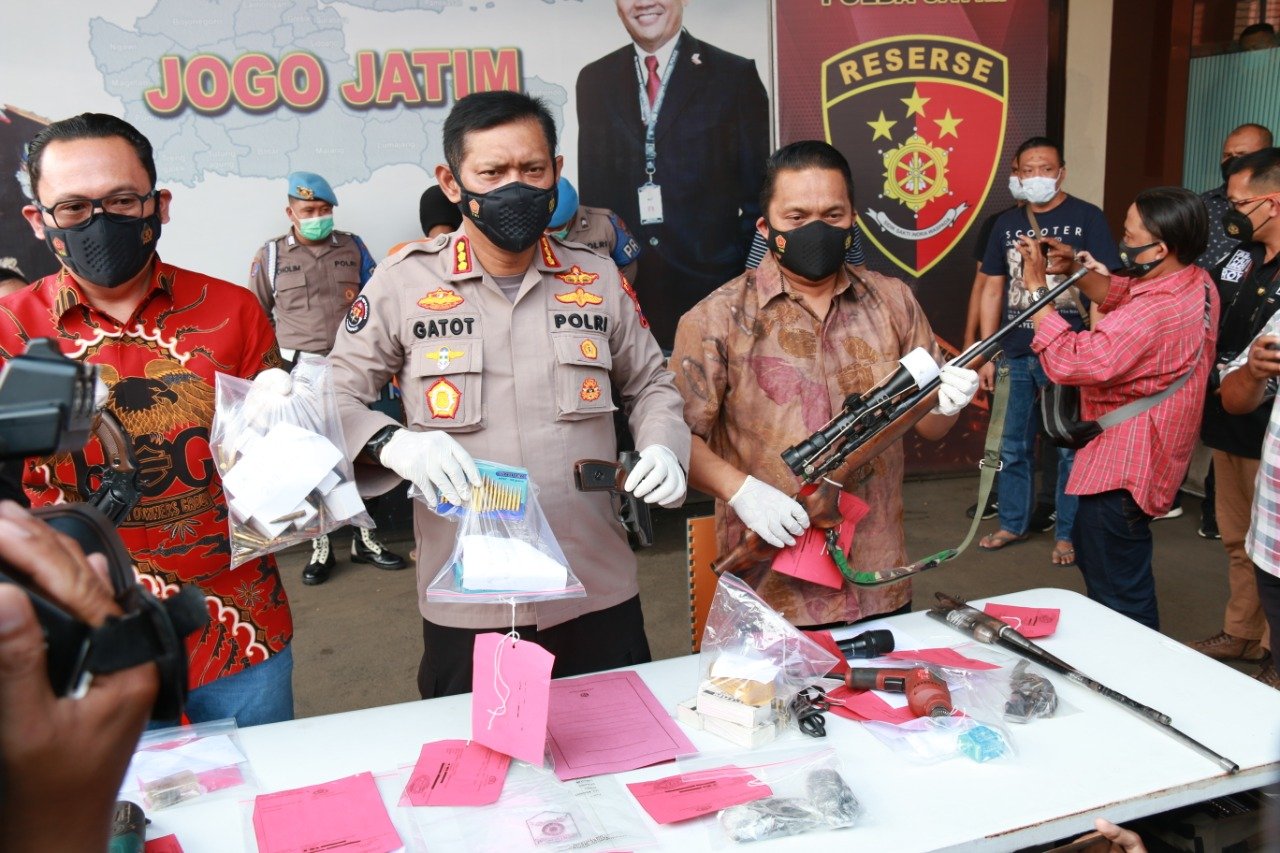 Perakit Senpi 7 Kali Akhirnya Diamankan Polisi