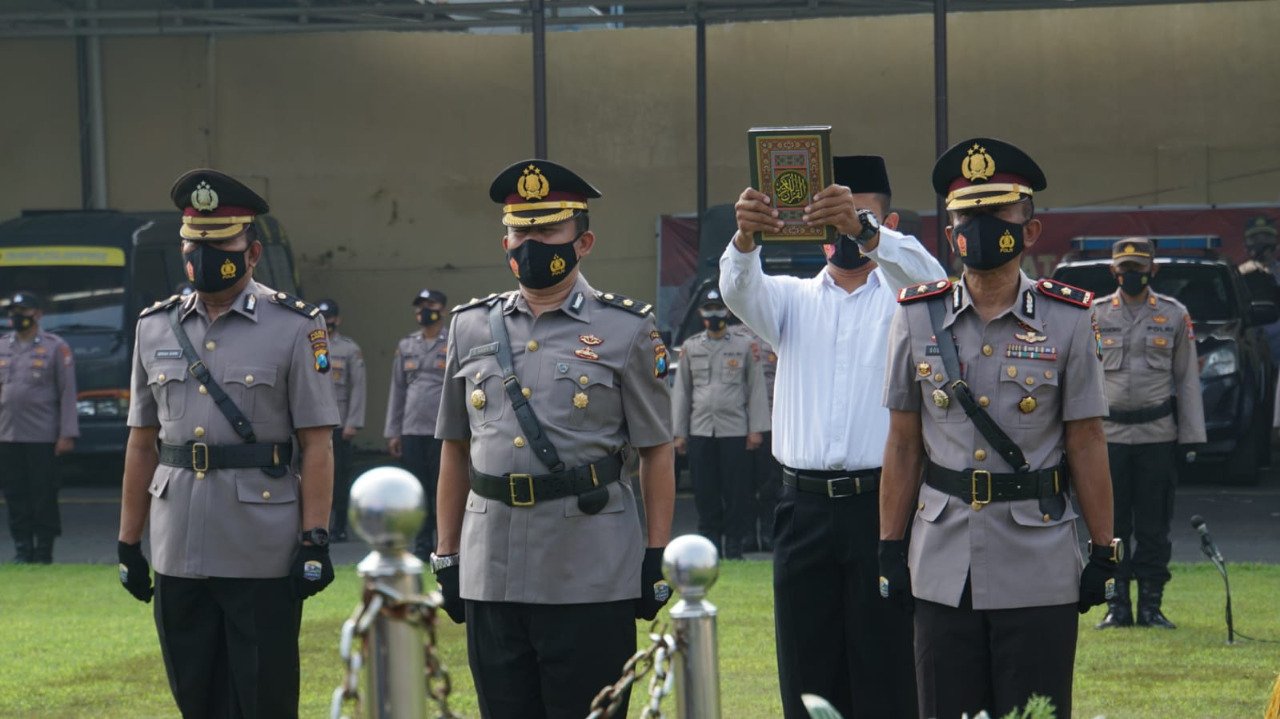 Sertijab Kabag Ops dan Kapolsek Jetis, Kapolresta Mojokerto : Kompol Gani diperpanjang Sebulan