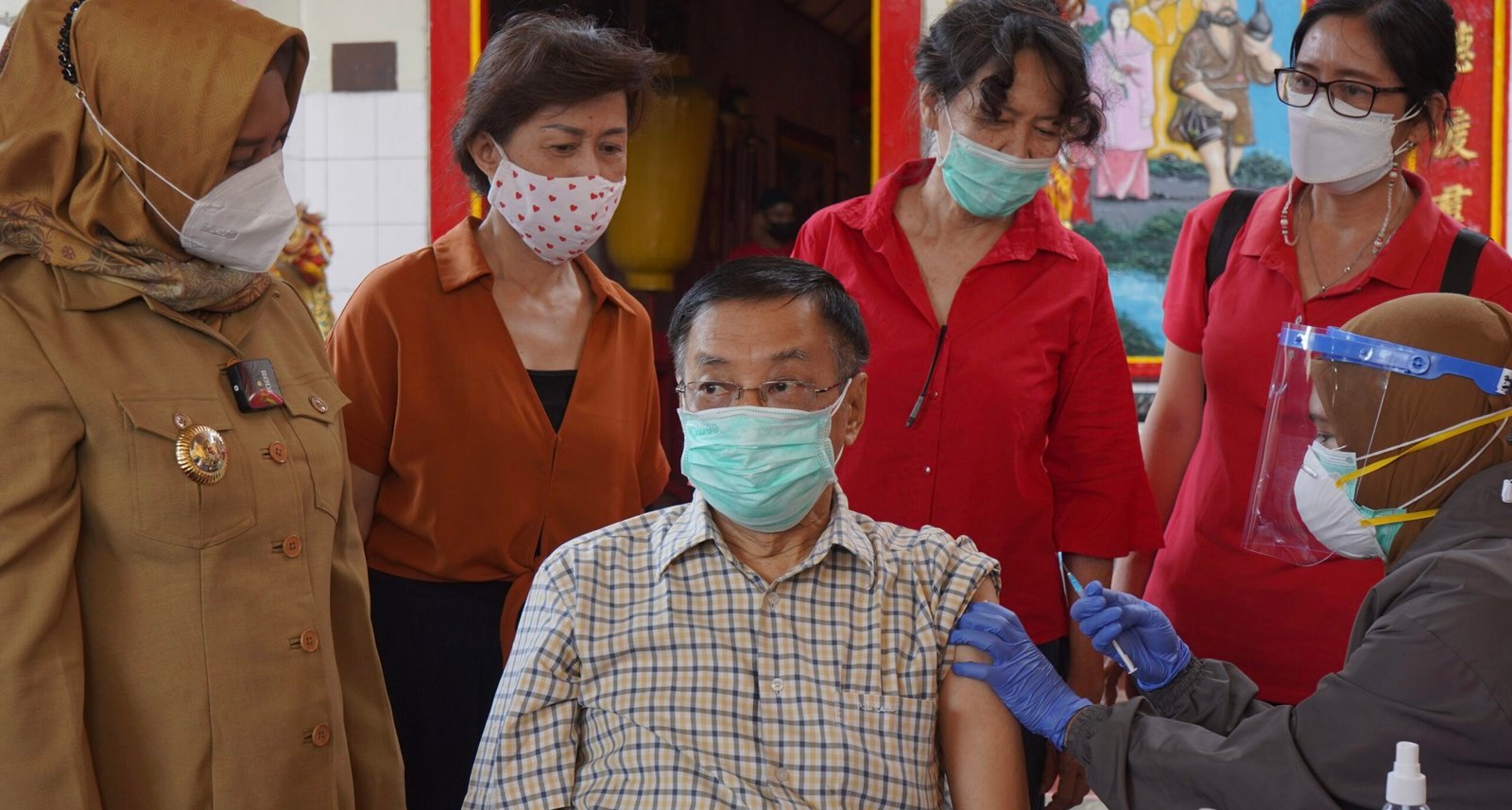 Vaksinasi Lansia Tertinggi, Kota Mojokerto Masuk 16 Daerah Di Indonesia