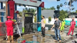 SPBU Banyuwangi dan Satu Motor Hangus Terbakar saat Mengisi BBM