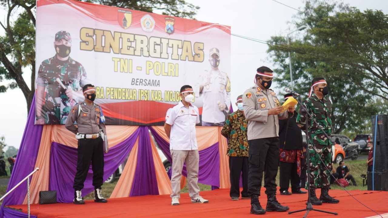 Sinergitas TNI-Polri Latihan Bersama Para Pendekar dan Penandatanganan Deklarasi