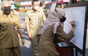 Deklarasi Anti Korupsi dan Penandatanganan Pakta Integritas ASN Setda Kab. Mojokerto
