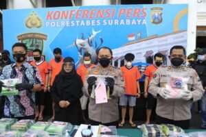 Sabu 20,5 Kg Siap Edar Berhasil Diamankan Satresnarkoba Polrestabes Surabaya
