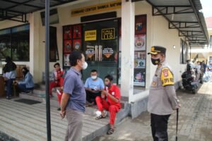 Masyarakat Antusias Datang Vaksinasi, Polres Magetan Buka Gerai Vaksin Presisi