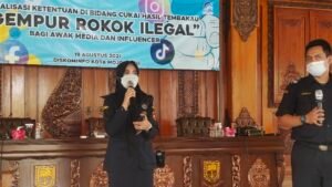 Mitra Media Pemkot Mojokerto Diajari Mengidentifikasi Cukai Ilegal Jika Menginformasikan Dapat Hadiah