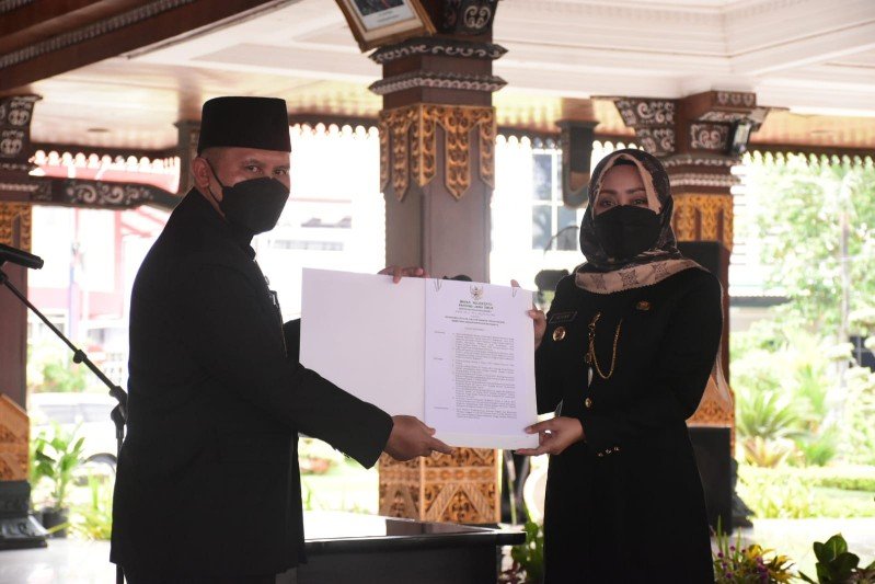 Teguh Gunarko Resmi Jabat Sekdakab Mojokerto