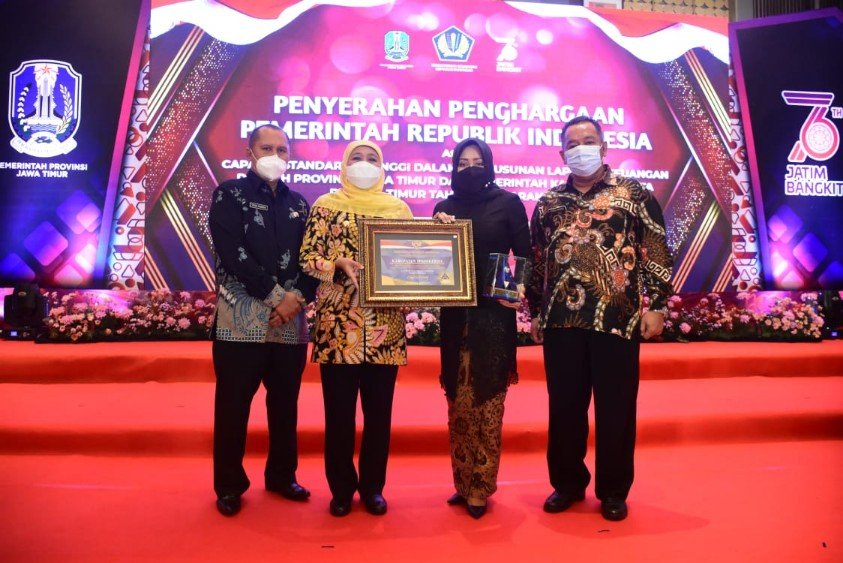 Pemkab Mojokerto Terima Opini WTP atas LKPD Tahun Anggaran 2020