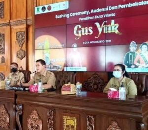 Finalis Gus dan Yuk Duta Wisata 2021 Dibekali Wali Kota Mojokerto