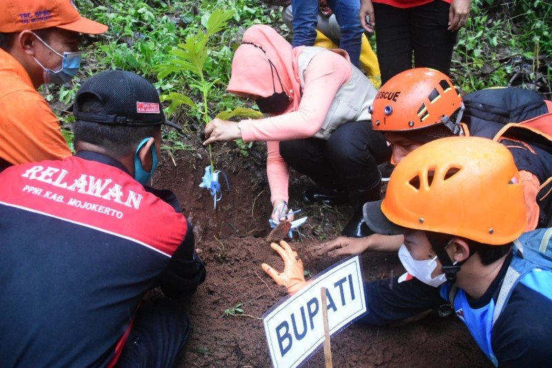 Bupati Ikfina Pimpin Aksi Tanam 1.400 Batang Pohon