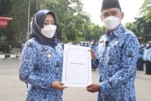 Bupati Ikfina Pimpin Sumpah Janji 397 ASN Baru