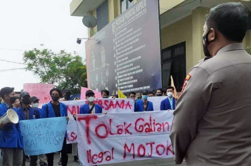 Banyak Galian C Ilegal di Mojokerto, PMII Mojokerto Serukan Aksi