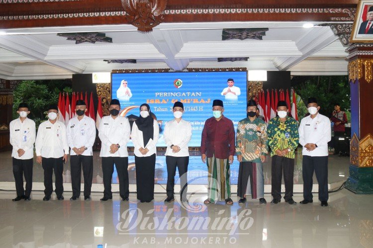 Pemkab Mojokerto Gelar Peringatan Isra' & Mi'raj 1443 Hijriah