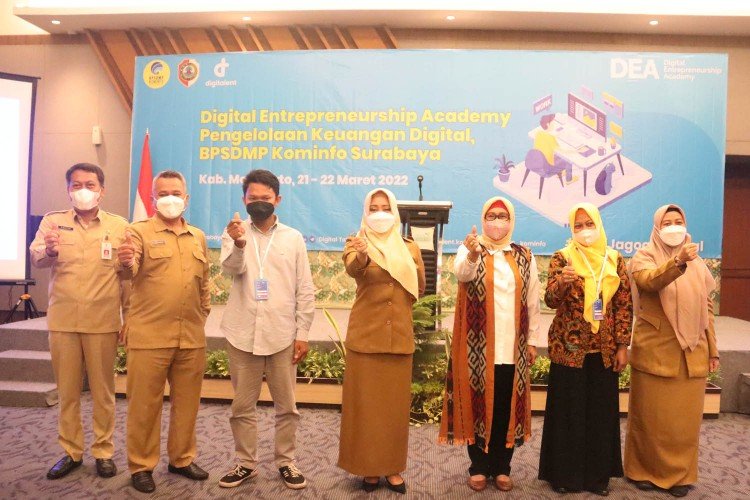 Tingkatkan Daya Saing Digital, Diskominfo Kabupaten Mojokerto Gelar Pelatihan DEA