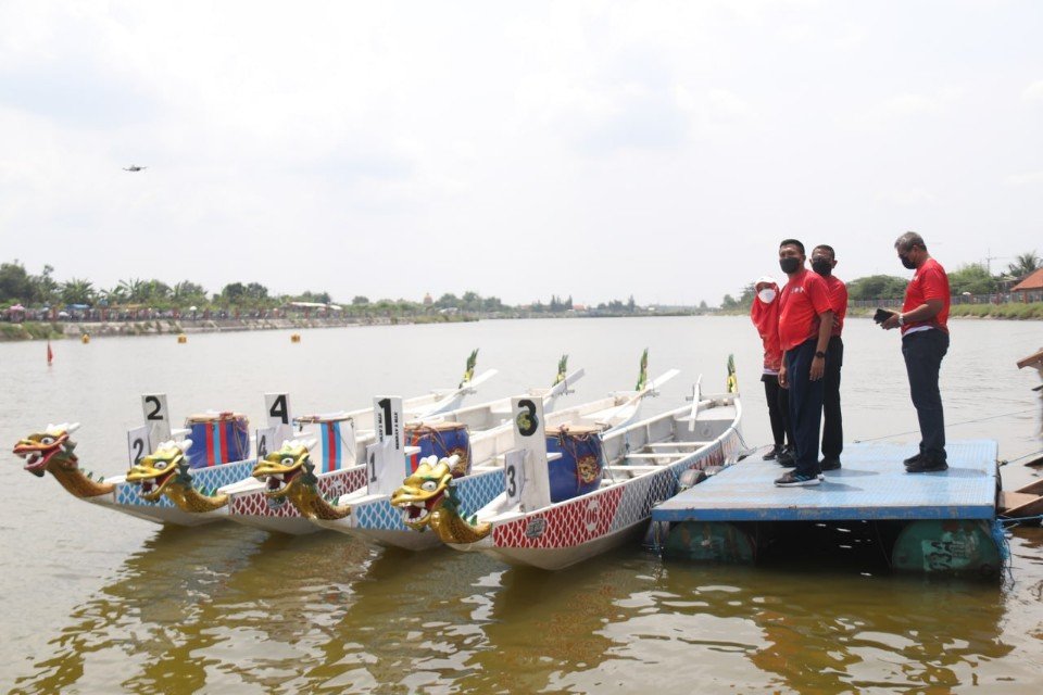 Bupati Ikfina Fokus Jadikan Longstorage Kalimati Pusat Olahraga Dayung