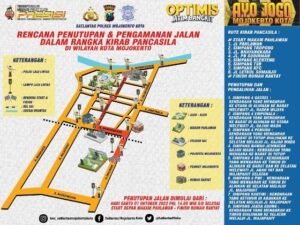 Peringati Hari Kesaktian Pancasila, Penutupan Jalan Kirab Pancasila