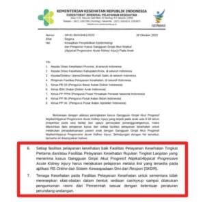 Himbauan Tidak Meresepkan Atau Menjual Obat-obatan Bentuk Sirup Secara Bebas