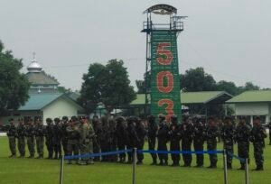 Sertijab Danyonif Para Raider 503 Mayangkara Letkol Gurbasa Gantikan Letkol Roliyanto