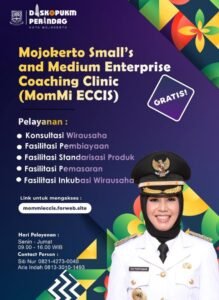 Tingkatkan pertumbuhan perekonomian, Diskopukmperindag Kota Mojokerto Luncurkan Aplikasi Layanan “Mommi Eccis”