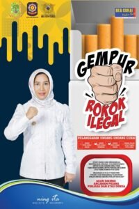 Bersama Ning Ita Mari Gempur Rokok Ilegal