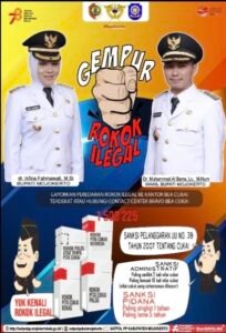 Bersama Bupati & Wakil Bupati Mari Menggempur Rokok Ilegal