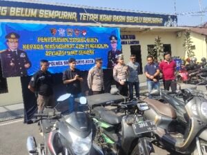 Permudah Mencari BB, Kasat Lantas Polresta Mojokerto Kenalkan Aplikasi ILMU SEMERU