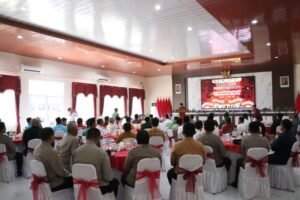 Polresta Mojokerto Bersama Forkopimda Gelar Deklarasi Pemilu Damai 2024