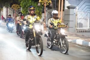 Pastikan Keamanan Gereja Jelang Natal, Polresta Mojokerto Lakukan Patroli Skala Besar