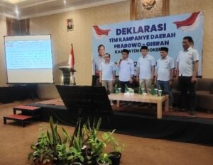 Didukung 9 Parpol Capres Prabowo Gibran Mojokerto Diyakini Menang