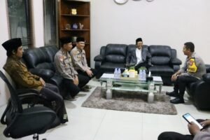 Wujudkan Pemilu 2024 Kondusif, Kapolres Mojokerto Kota Terima Silaturahmu Ketua PCNU