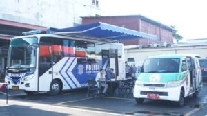 Permudah Perpanjang SIM, Satlantas Polres Mojokerto Kota Luncurkan Bus Simling