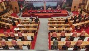 Wakil Ketua DPRD Kabupaten Mojokerto Pimpin Rapat Paripurna Nota Penjelasan Bupati atas LKPJ 2023
