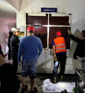 RS Gatoel Terbakar, Mas Pj Tinjau Lokasi dan Jenguk Korban Kebakaran