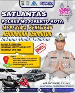 Was-was, Yuk Titipkan Motor-Mobil di Polres Mojokerto Kota Gratis