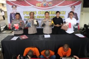 Beraksi di 15 TKP, Polresta Mojokerto Berhasil Amankan Komplotan Pelaku Curanmor