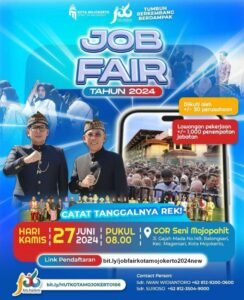Ayo Segera Daftar, 1.328 Lowongan Kerja Akan Semarakkan Job Fair Kota Mojokerto 2024