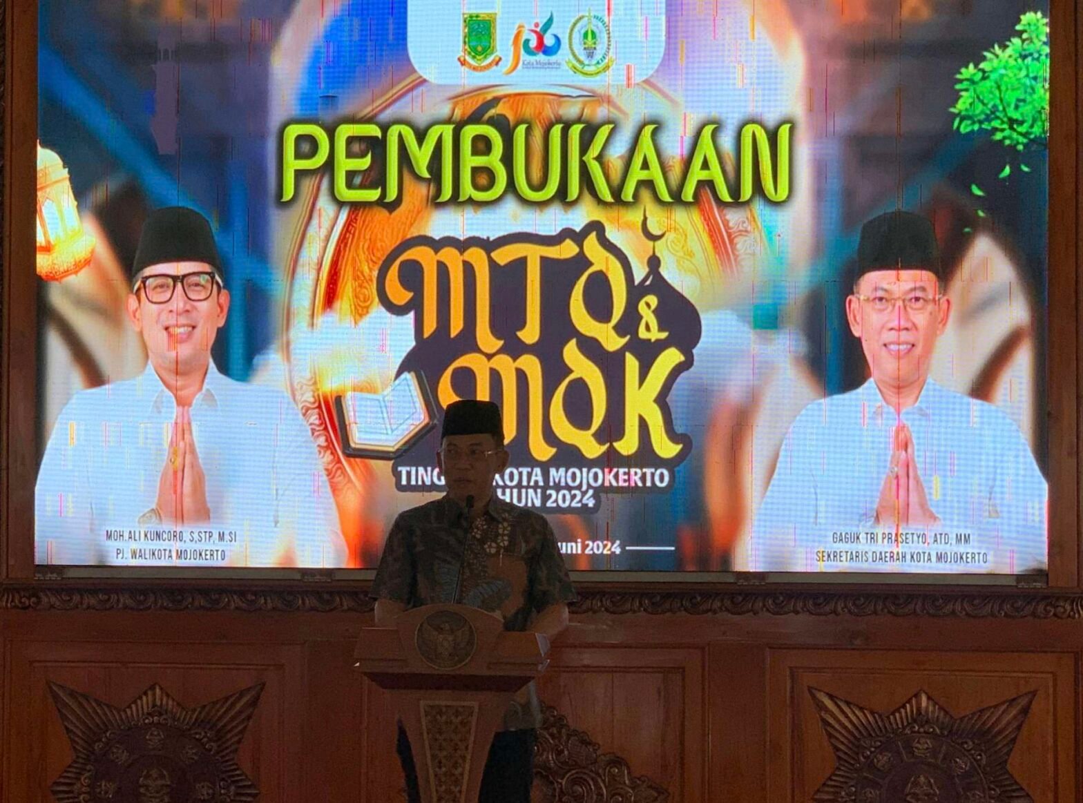 Lomba MTQ dan MQK, Dibuka Sekdakot Mojokerto Diharapkan Akan Lahir Generasi Qurani Yang Unggul