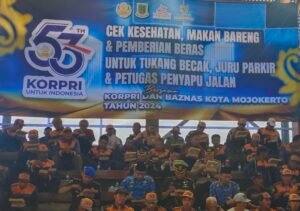 Hari Korpri Ke 53 dan Bhakti Sosial Di kota Mojokerto Sangat Meriah