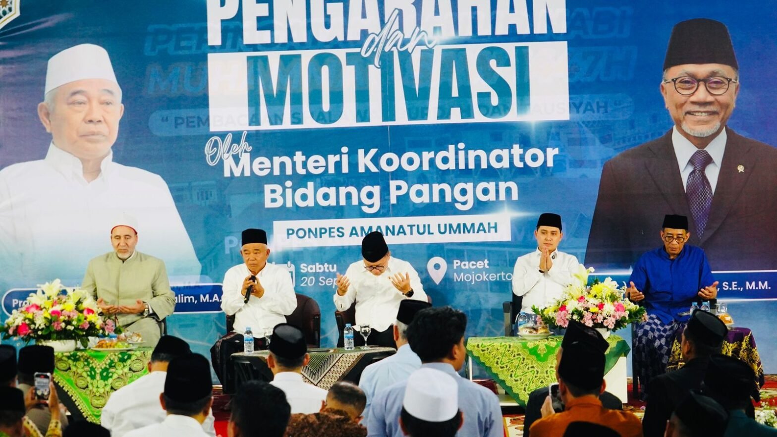Gus Barraa Bupati Mojokerto Sambut Kunjungan Menko Zulkifli Hasan