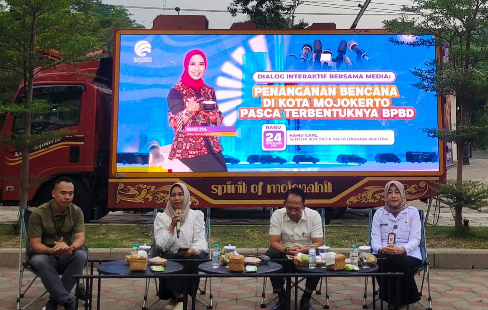 BPBD Kota Mojokerto & Kominfo Adakan Dialog Interaktif Bersama Media