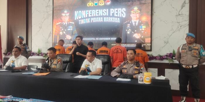 Polresta Mojokerto Selama Tiga Bulan Gagalkan Peredaran 1.045 Kg Sabu