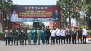 Dukung Program TMMD Ke-126, Pemkab Mojokerto Gelontorkan 1,6 M Untuk Pembangunan