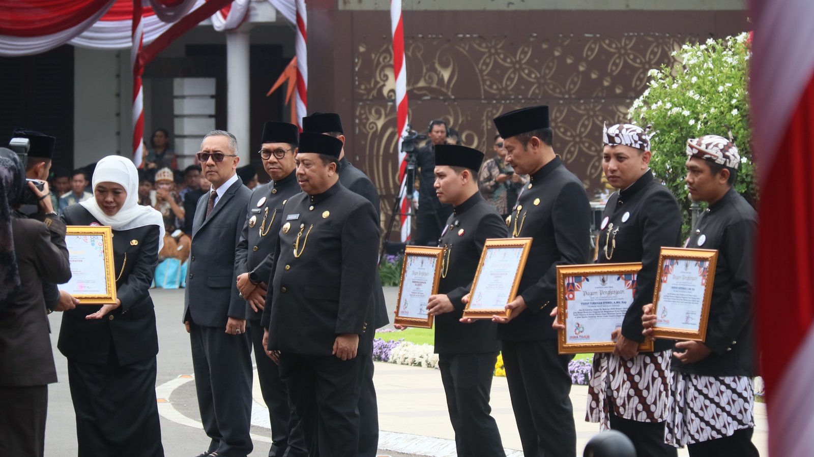 Peringatan 80 Tahun Provinsi Jawa Timur, Kabupaten Mojokerto Raih Penghargaan Nama Rupabumi